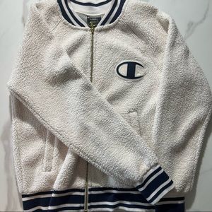 Champion Sherpa varsity jacket